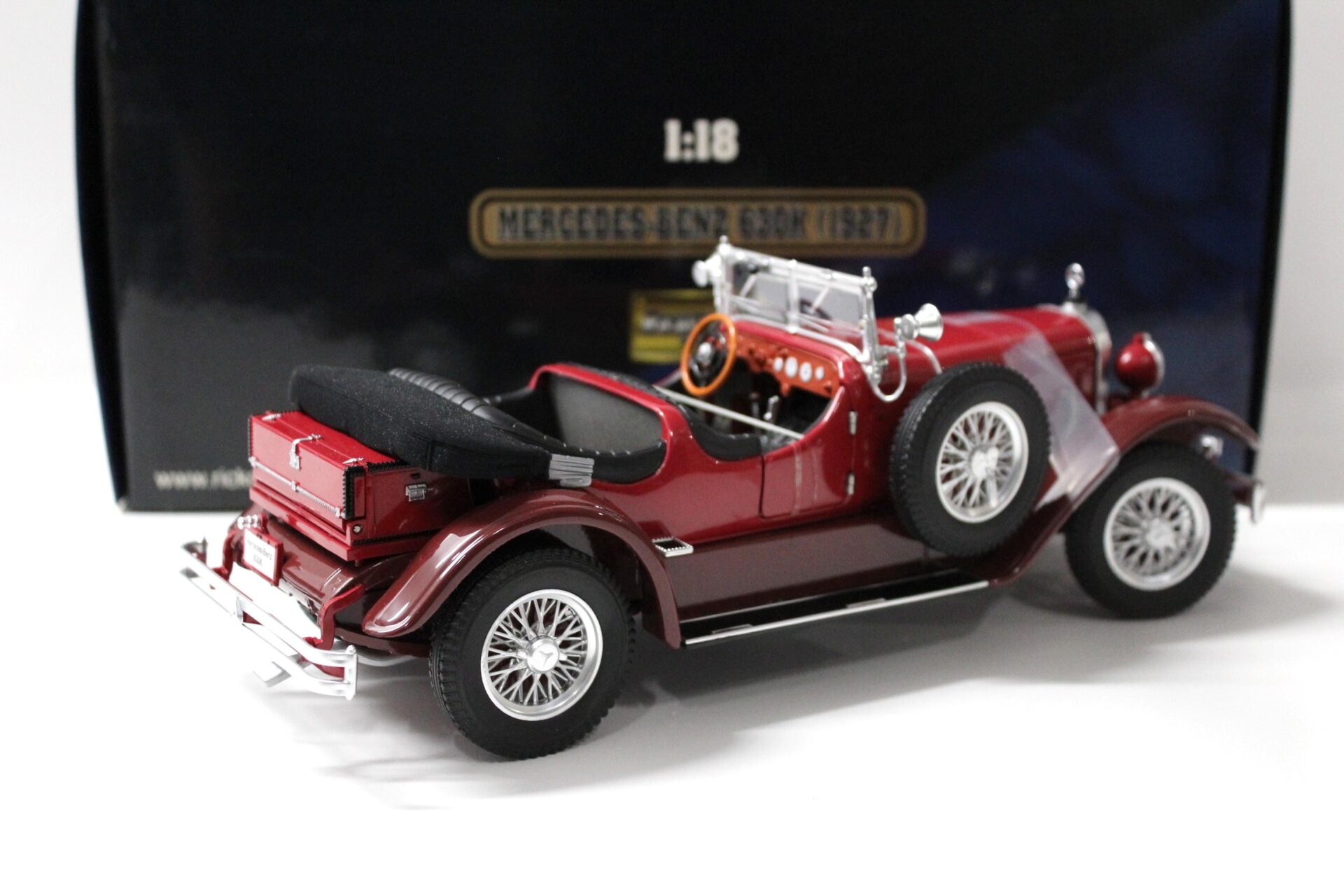 1:18 Ricko Mercedes 630K Cabrio 1927 dark red