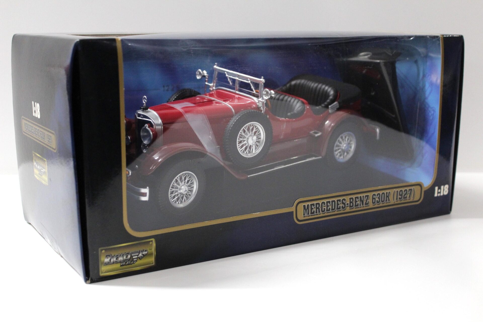 1:18 Ricko Mercedes 630K Cabrio 1927 dark red