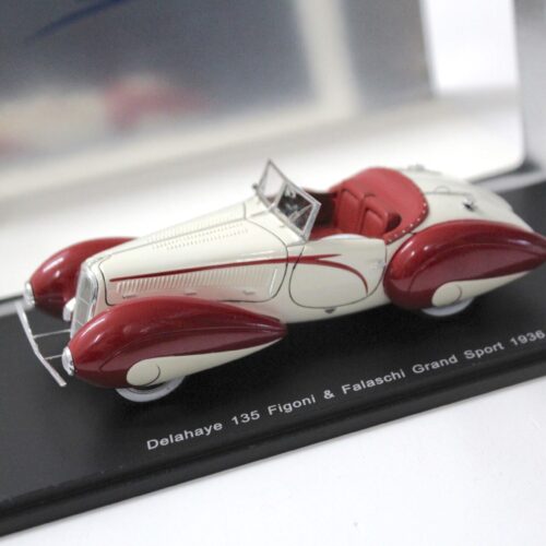 1:43 Spark Delahaye 135 Figoni & Falaschi Grand Sport 1936 red/ white