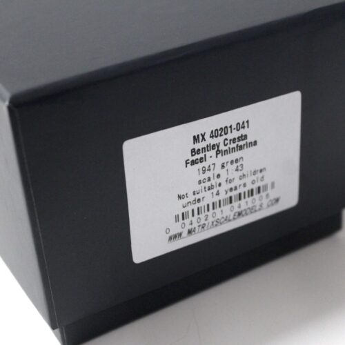 1:43 Matrix Bentley Cresta Facel Pininfarina 1947 dark green