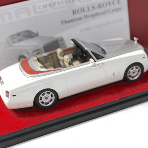 1:43 CMR Precision Model Rolls Royce Phantom Drophead Coupe 2008 white/ silver