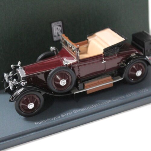 1:43 Neo Rolls Royce Silver Ghost Doctor Coupe Dansk 1920 dark red
