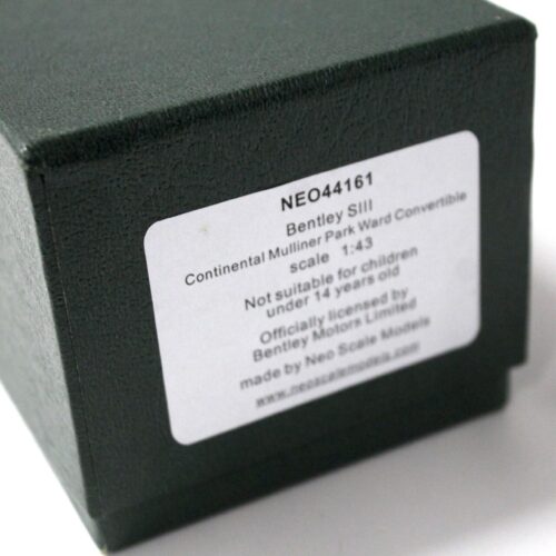 1:43 Neo Bentley S3 Continental Mulliner Park Ward Convertible blue