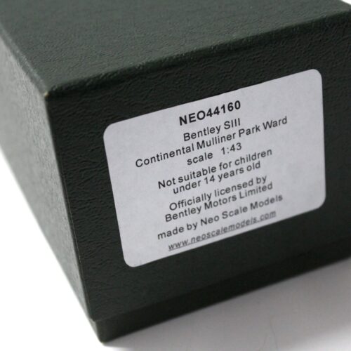 1:43 Neo Bentley S3 Continental Mulliner Park Ward grey
