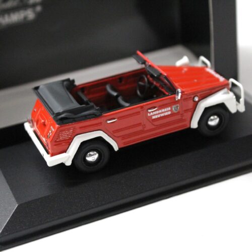 1:43 Minichamps VW 181 Kuebelwagen Feuerwehr Neuwied red