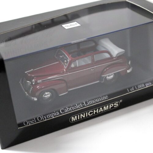 1:43 Minichamps Opel Olympia Cabriolet 1951 Burgunder red
