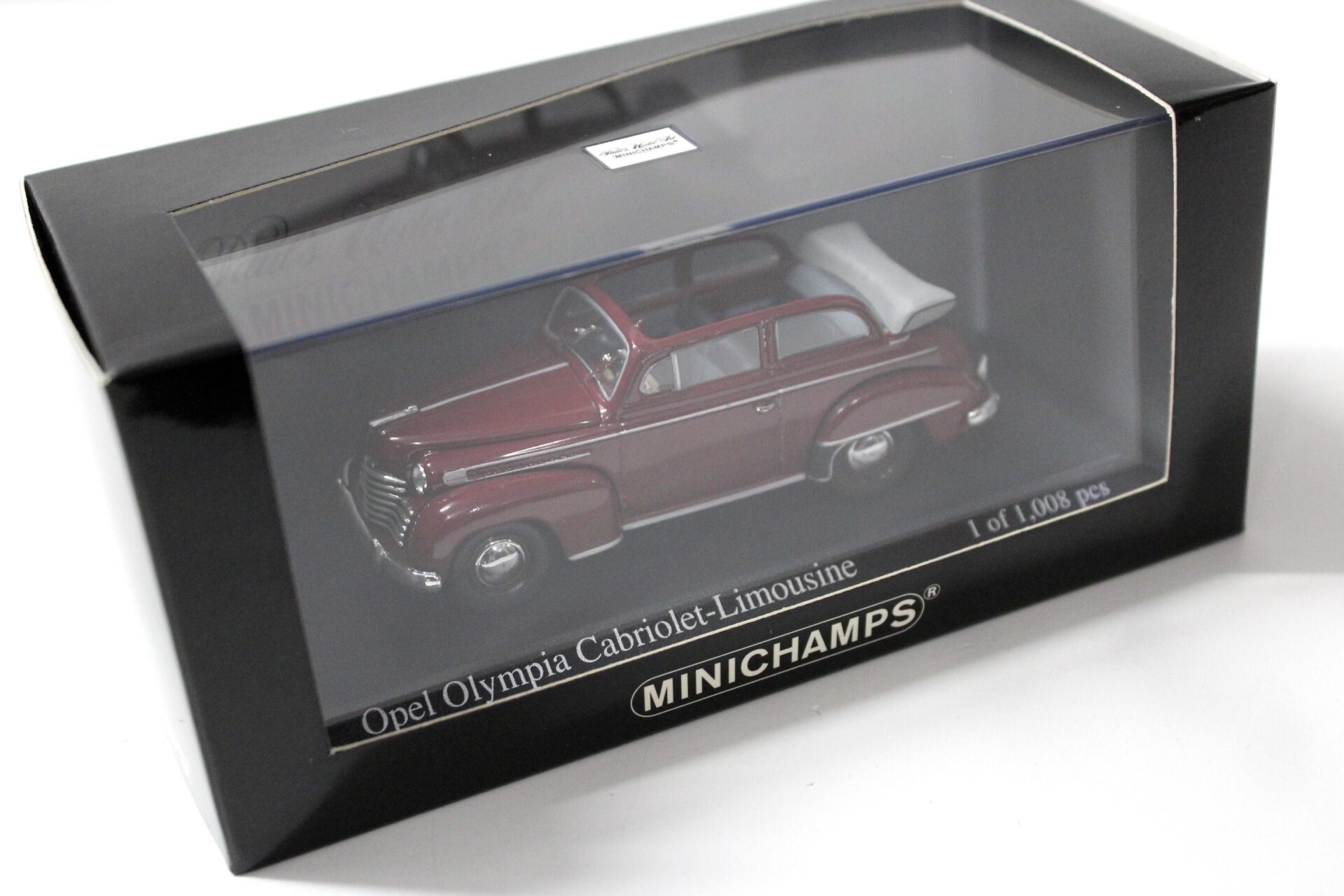 1:43 Minichamps Opel Olympia Cabriolet 1951 Burgunder red