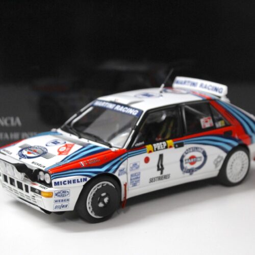 1:18 Kyosho Lancia Delta HF Integrale 1992 Rally Monte Carlo Martini #4