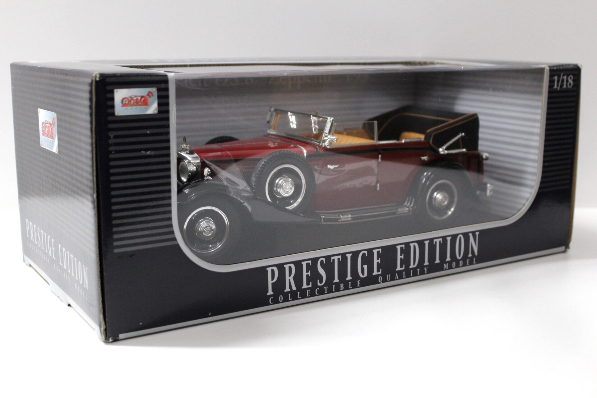 1:18 Anson 1932 Maybach DS8 Zeppelin Convertible red/ black