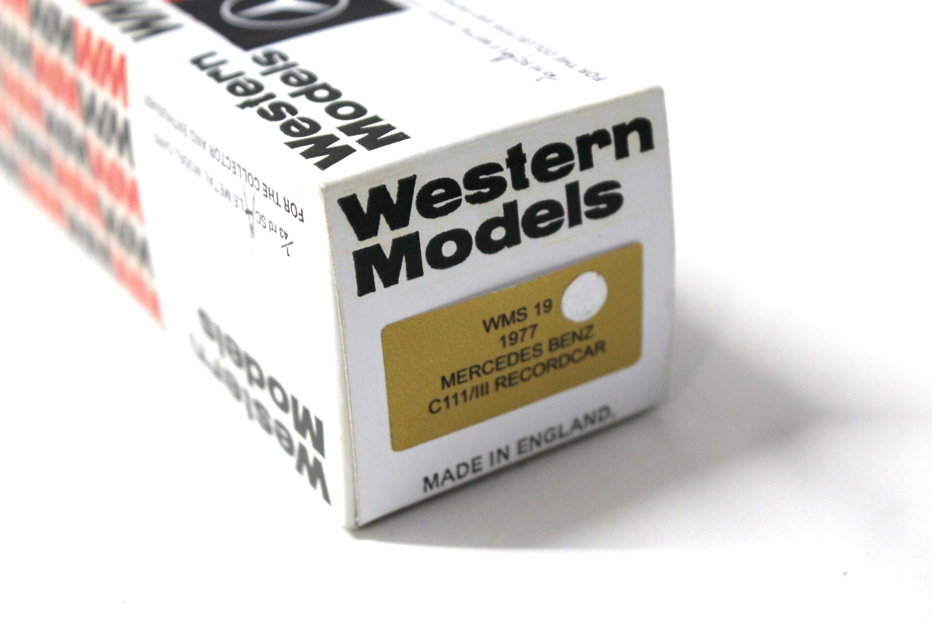 1:43 Western Models 1977 Mercedes C111/ 3 Recordcar silver