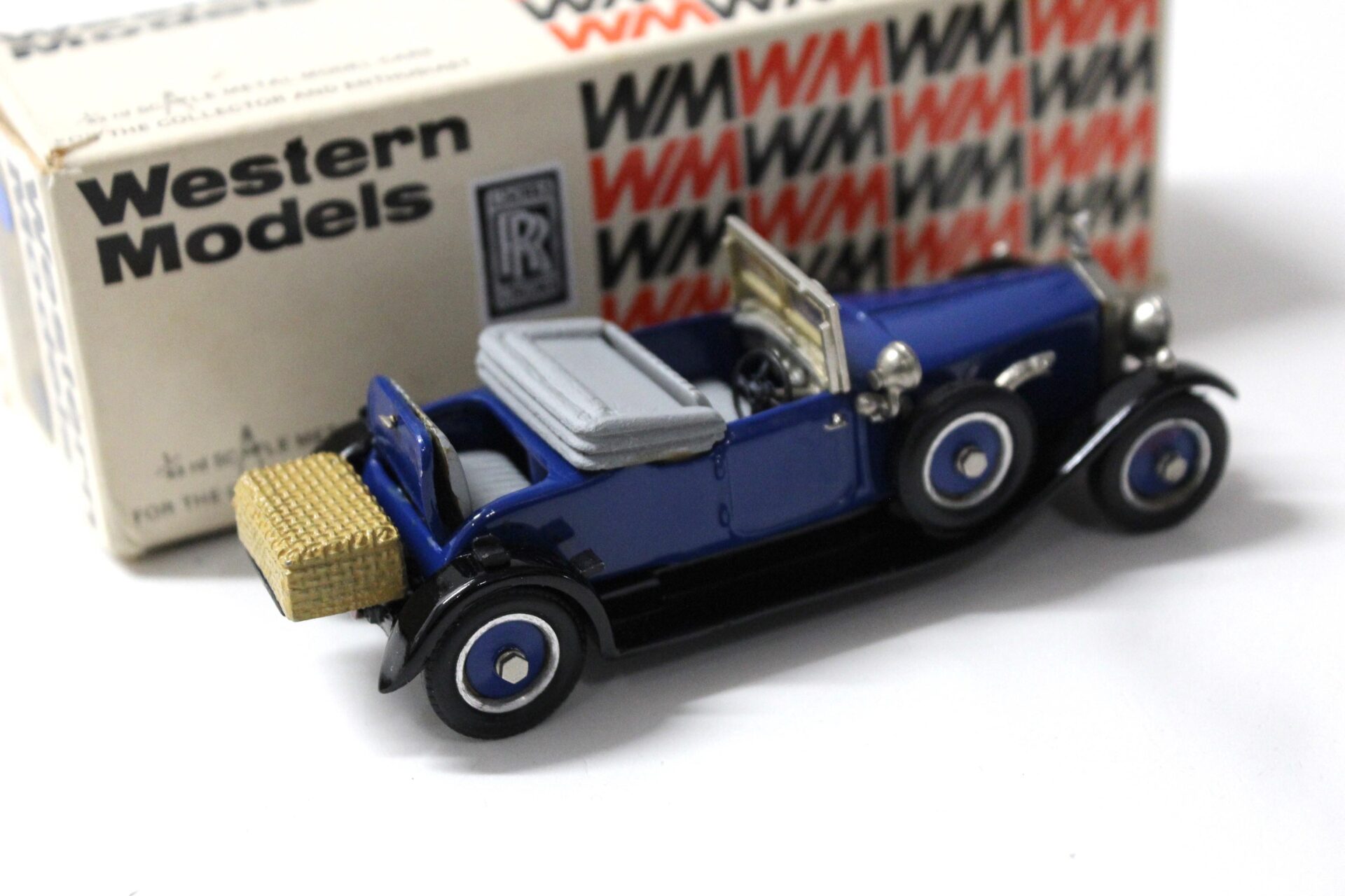 1:43 Western Models 1926 Rolls Royce Phantom 1 Doctors Coupe blue