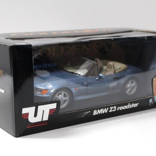 1:18 UT Models BMW Z3 Roadster James Bond Golden Eye blue metallic