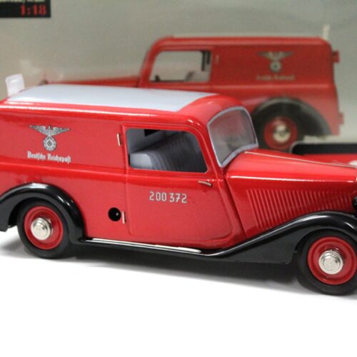 1:18 Schuco Mercedes 170V Kastenwagen Deutsche Reichspost red