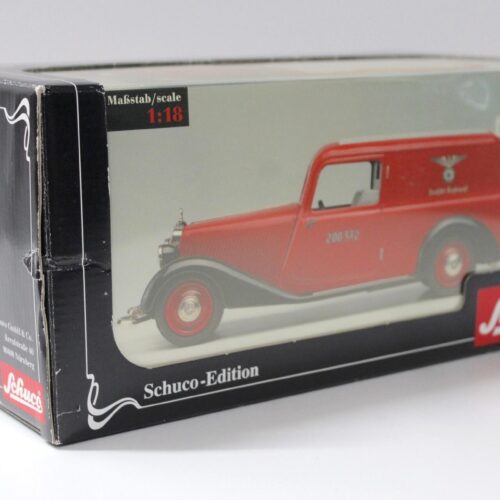 1:18 Schuco Mercedes 170V Kastenwagen Deutsche Reichspost red