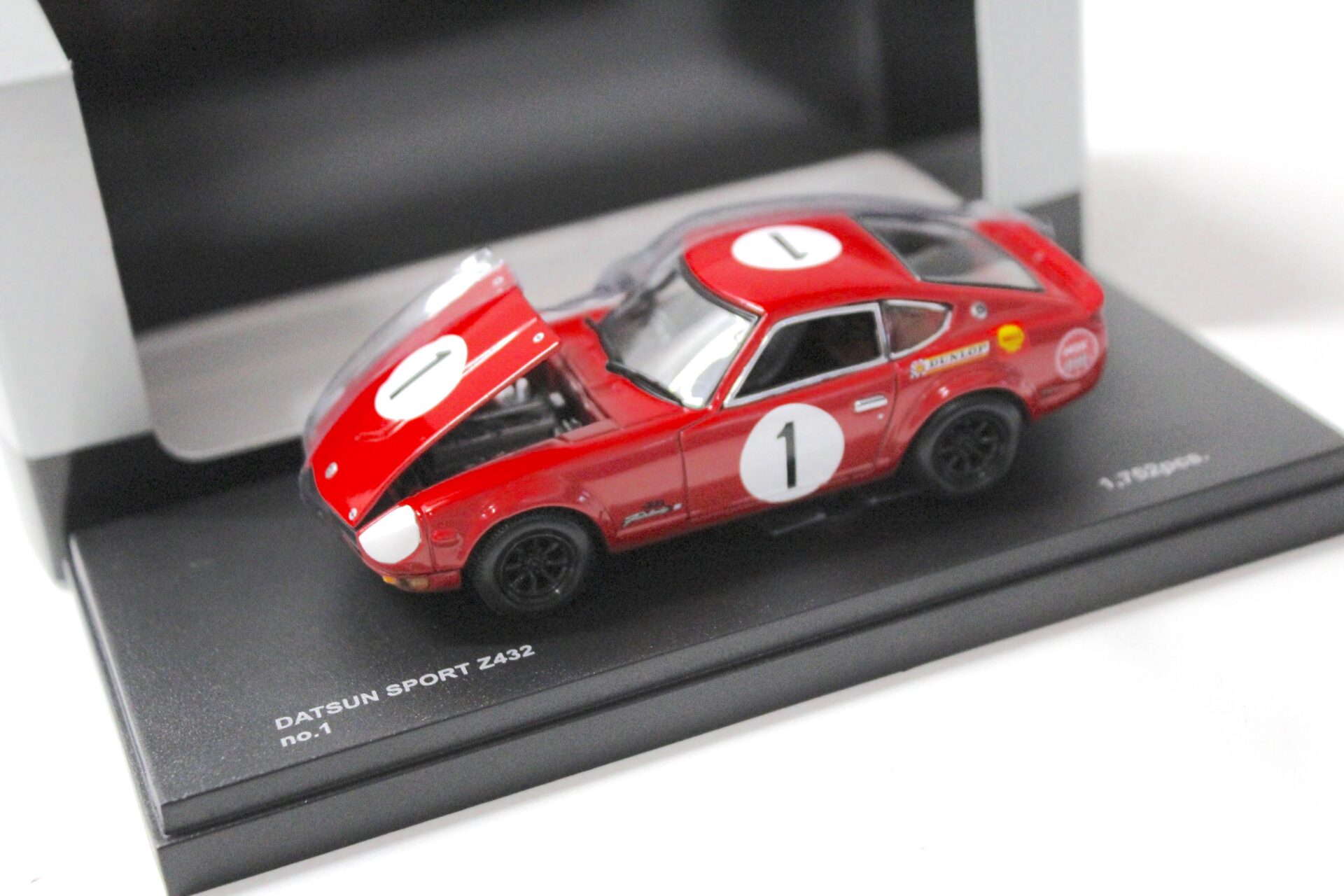 1:43 Kyosho Nissan Datsun Sport Z432 Racing #1 red