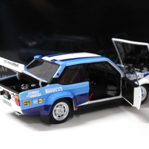 1:18 Kyosho Fiat 131 ABARTH Rally Portugal 1980 Röhrl/ Geistdörfer #5