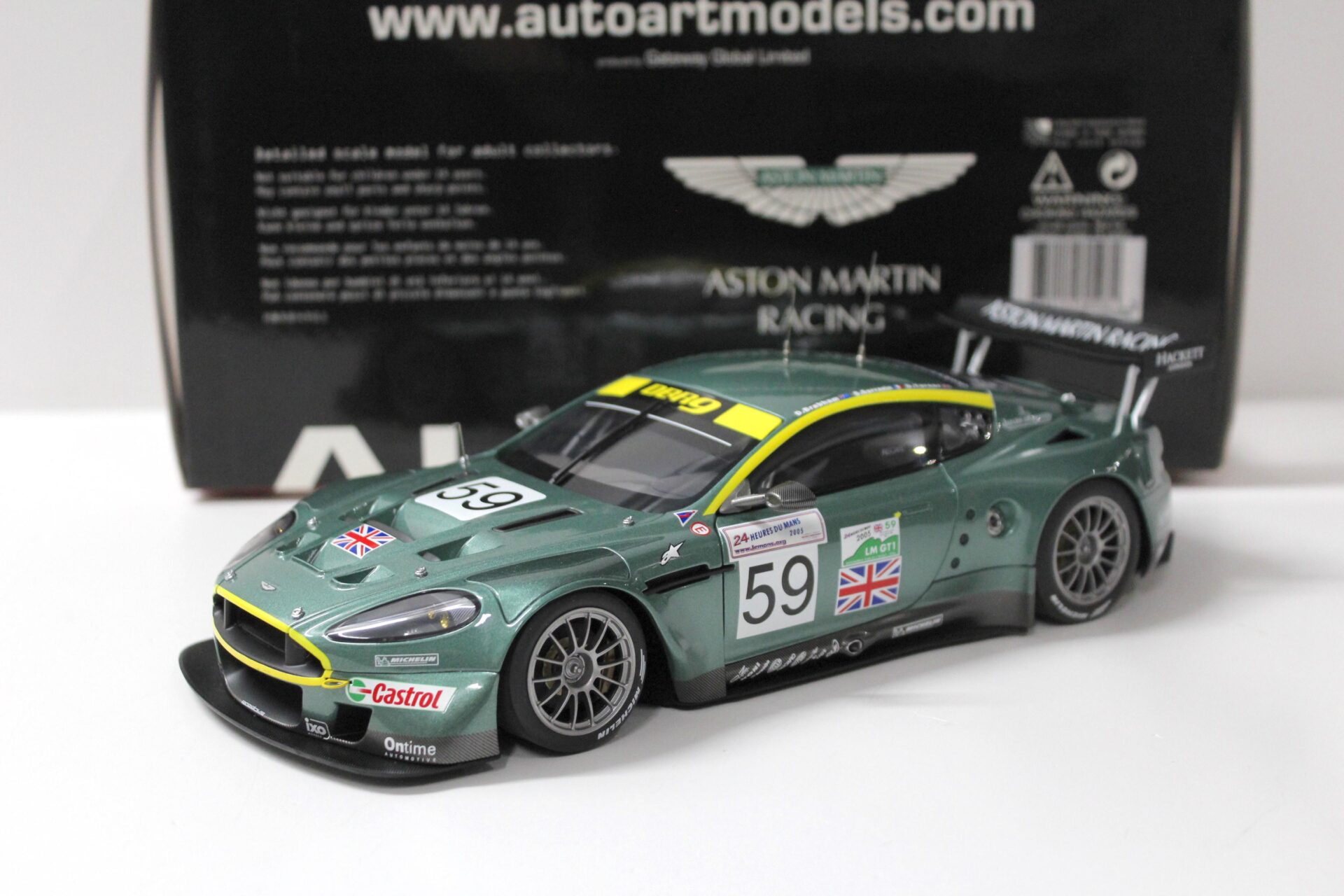 1:18 AUTOart Aston Martin DBR9 LE Mans 24h 2005 #59 Brabham