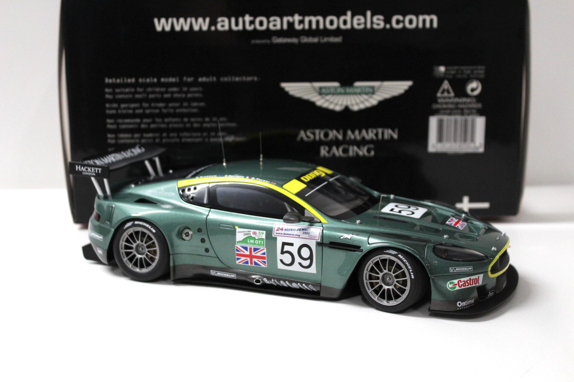 1:18 AUTOart Aston Martin DBR9 LE Mans 24h 2005 #59 Brabham