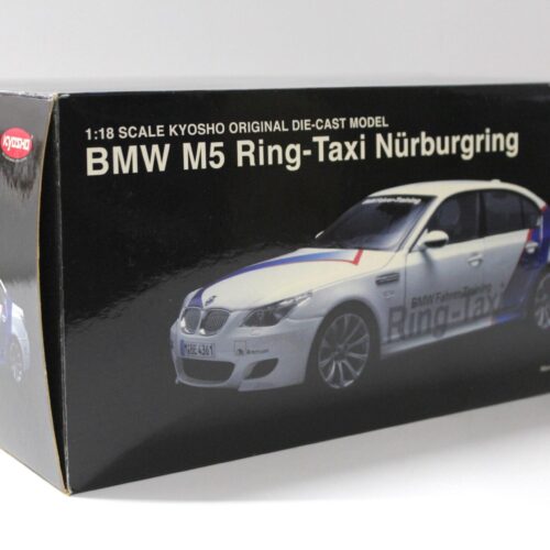 1:18 Kyosho BMW M5 E60 Ring -Taxi Nürburgring white