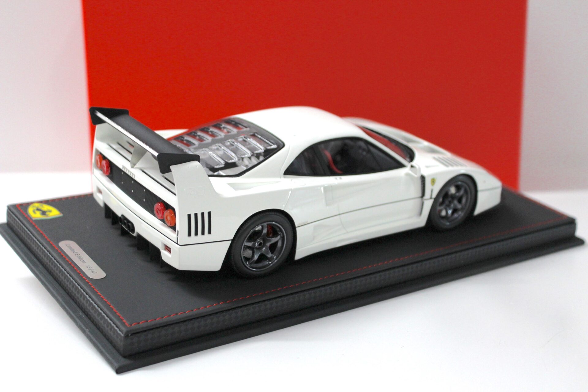 1:18 BBR Ferrari F40 LM by Michelotto 1989 Avus white Limited 40 pcs