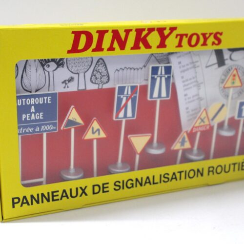 1:43 Dinky Toys Autobahn Schilder Verkehrszeichen Panneaux de Signalisation 12 pcs.