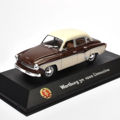 1:43 Atlas DDR Collection Wartburg 311 - 1000 Limousine brown/ beige