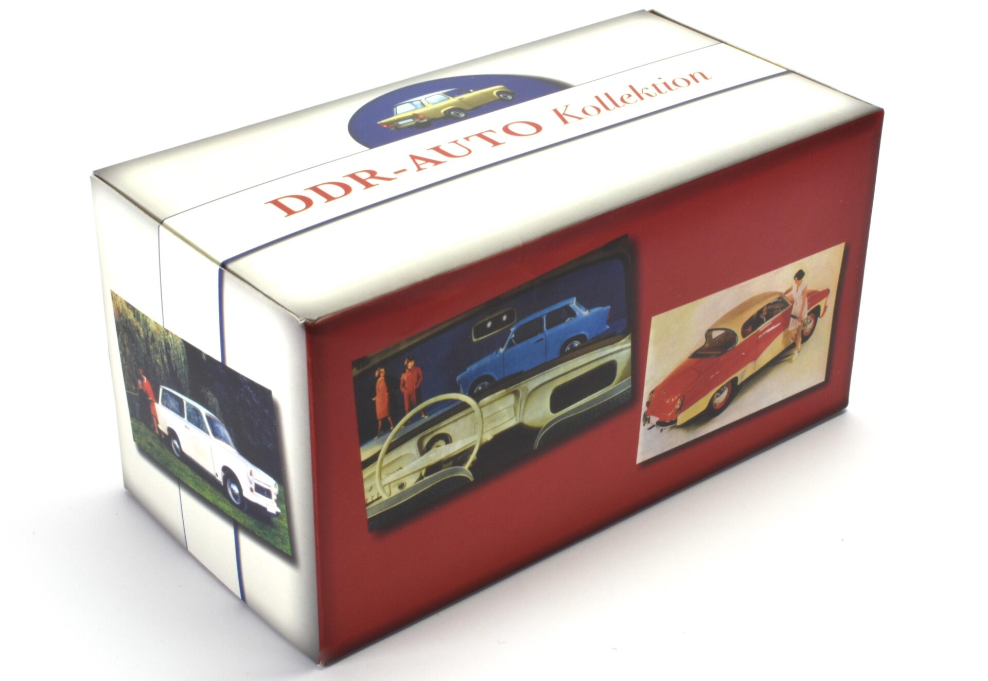 1:43 Atlas DDR Collection Trabant 601 Universal mit Dachzelt orange