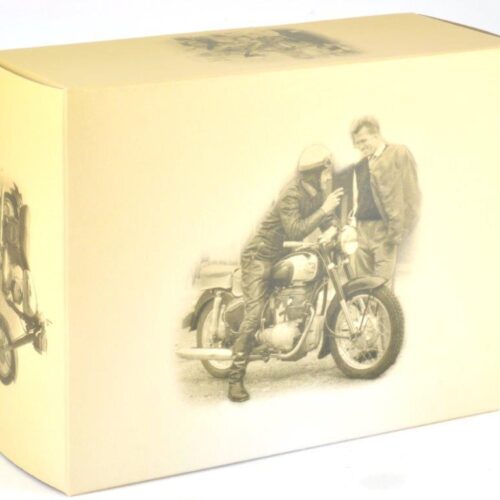 1:24 Atlas DDR Motorcycles Jawa 354-04 Motorrad red