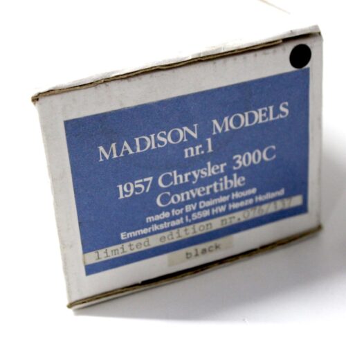 1:43 Madison Models 1957 Chrysler 300C Convertible black