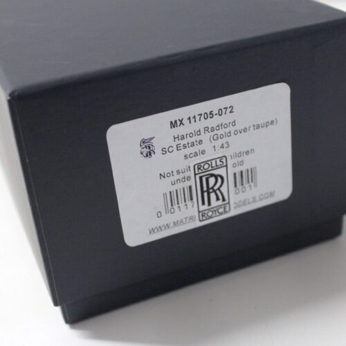 1:43 Matrix Rolls Royce SCII Harold Radford SC Estate Gold over taupe