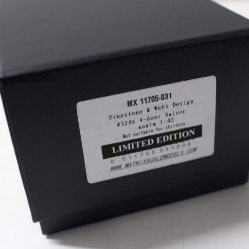 1:43 Matrix Rolls Royce Silver Wraith Freestone & Webb 4-Door Sedan red