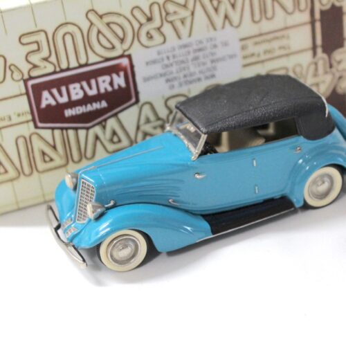 1:43 MINIMARQUE 43 Auburn 652 Y Convertible Sedan with Top blue
