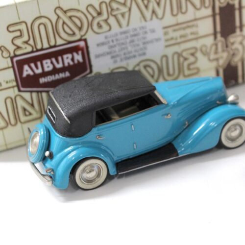 1:43 MINIMARQUE 43 Auburn 652 Y Convertible Sedan with Top blue