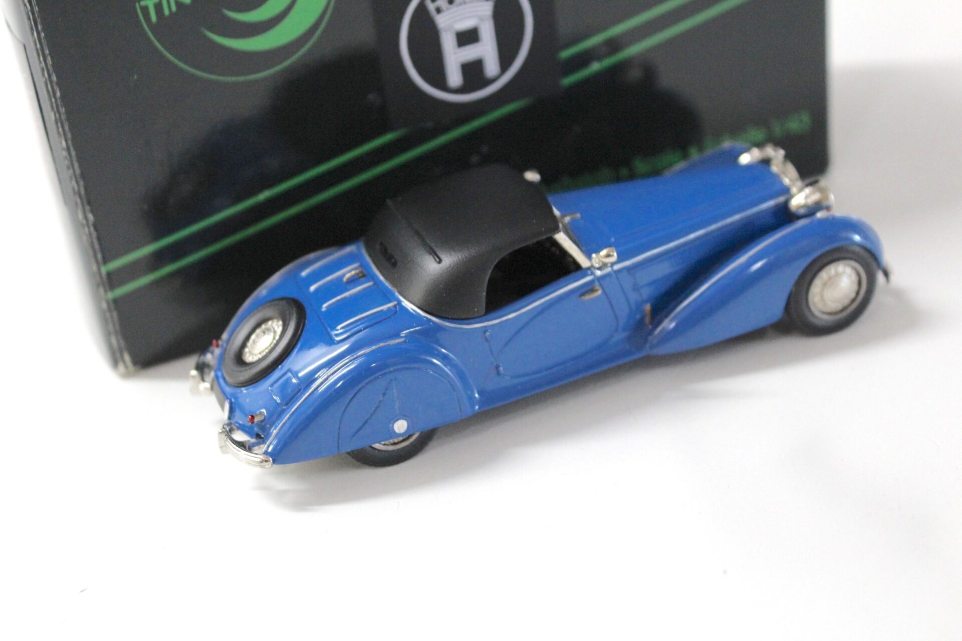 1:43 TIN WIZARD Horch 853 Erdmann Rossi with Top blue