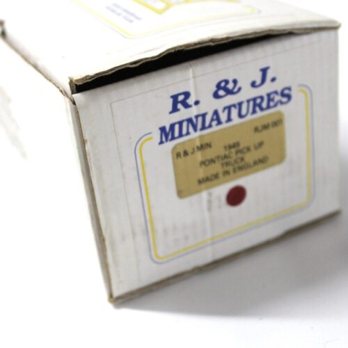 1:43 R&J Miniatures 1949 Pontiac PICK UP Truck dark red with auxiliary lights