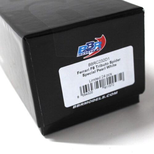 1:43 BBR Ferrari F8 Tributo Spider Special Pearl white Limited 24 pcs.
