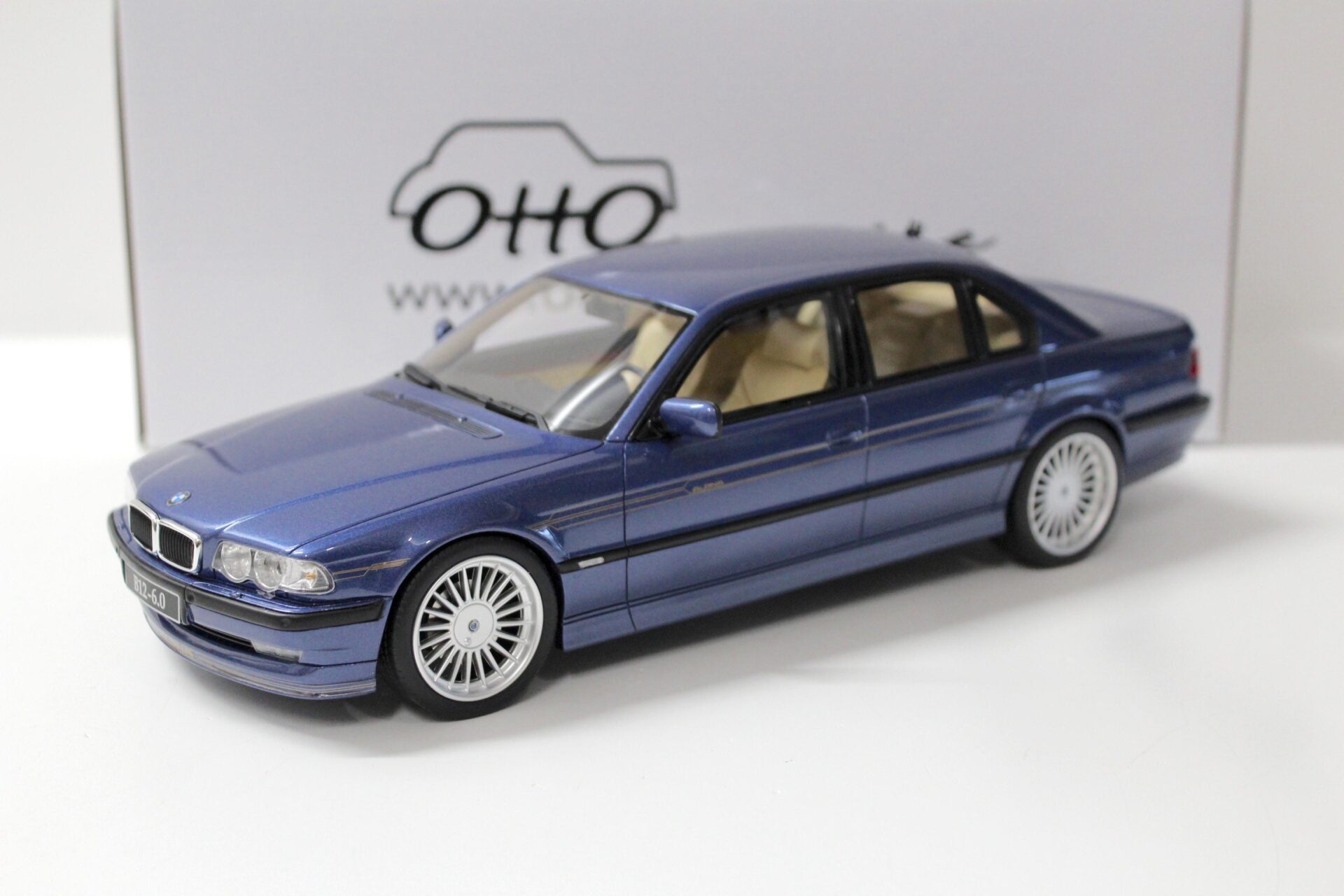 1:18 OTTO mobile OT359B BMW 7er E38 Alpina B12 6.0 Limousine metallic blue
