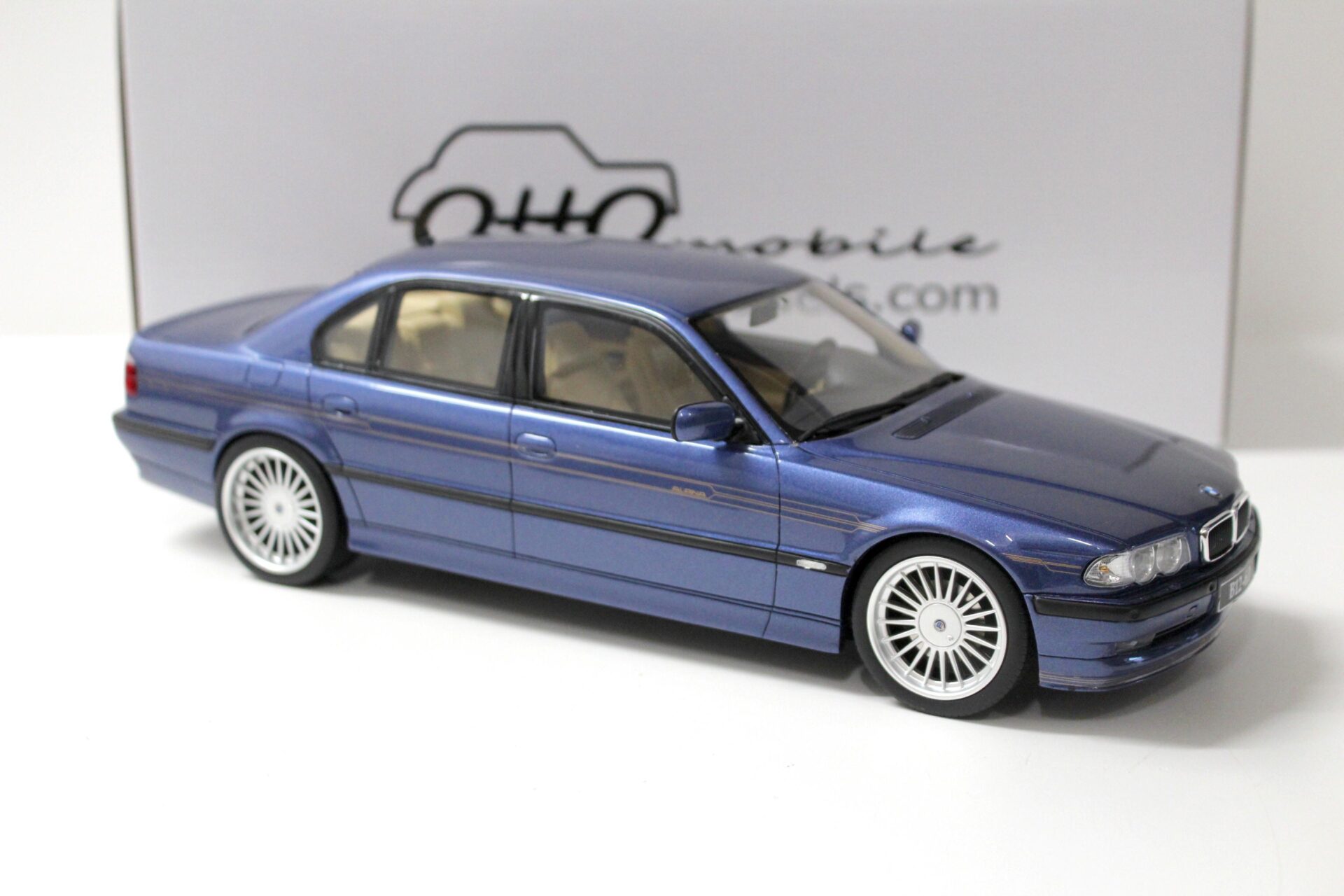 1:18 OTTO mobile OT359B BMW 7er E38 Alpina B12 6.0 Limousine metallic blue