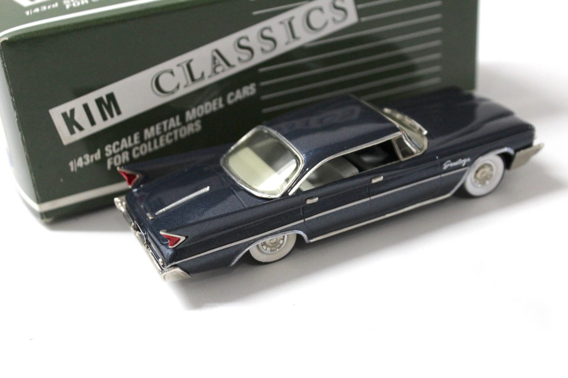 1:43 Western Models Kim Classics 1960 Chrysler Saratoga blue metallic