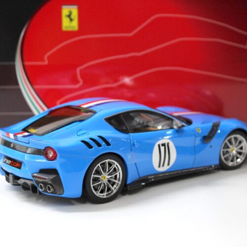 1:18 BBR Ferrari F12 TDF Tailor Made blue #171 FULL OPENING