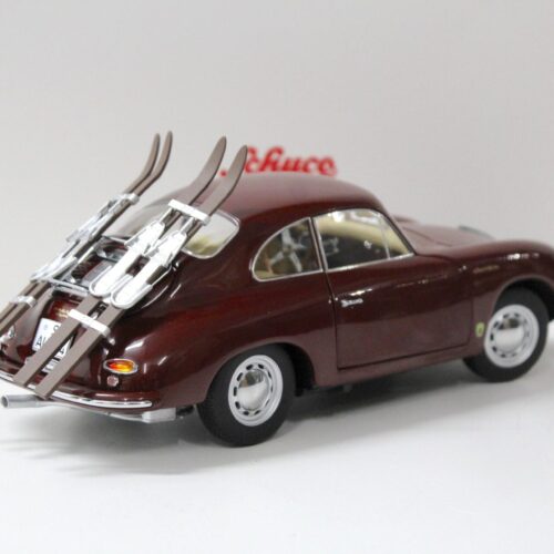 1:18 Schuco Porsche 356 A Carrera Coupe "Skiurlaub" dark red