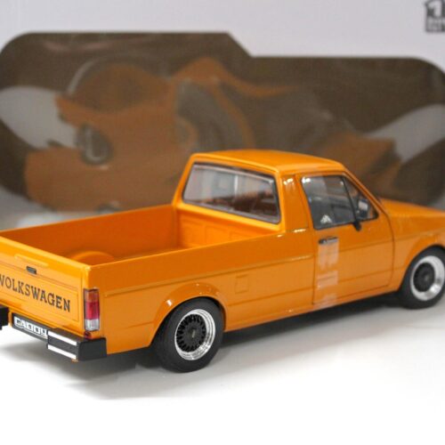 1:18 Solido VW Caddy MK1 Pick Up Custom orange 1982 - Image 3