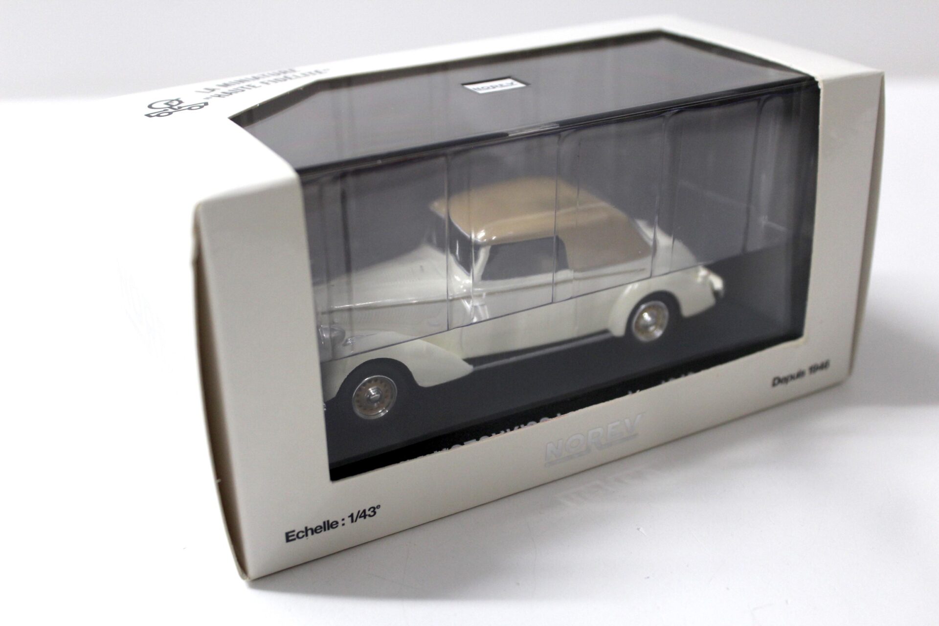 1:43 Norev Hotchkiss Languedoc 1949 Cabriolet with TOP white