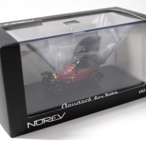 1:43 Norev Peugeot 6cv Bebe red/ black