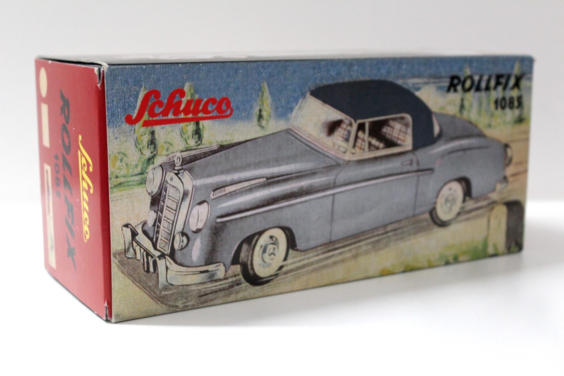 Schuco Rollfix 1085 Mercedes 220 S Ponton light blue metallic/ blue