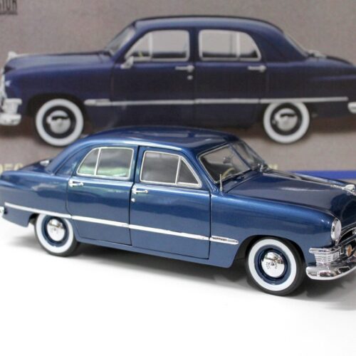 1:18 Precision Miniatures 1950 Ford Custom 4-Door Sedan blue
