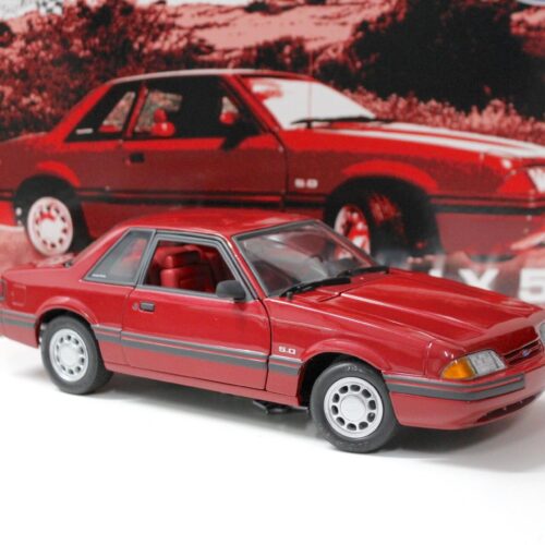 1:18 GMP 1987 Ford Mustang LX 5.0 Coupe red metallic
