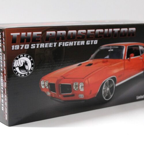 1:18 ACME 1970 Pontiac GTO Coupe Street Fighter "THE PROSECUTOR" orange