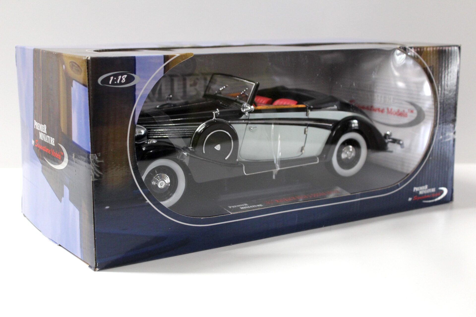 1:18 Signature Models 1937 Maybach SW38 2-Doors Spohn black/ grey