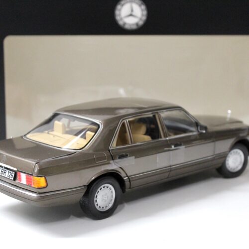 1:18 Norev Mercedes 560 SEL W126 Limousine impala brown DEALER VERSION - Image 3